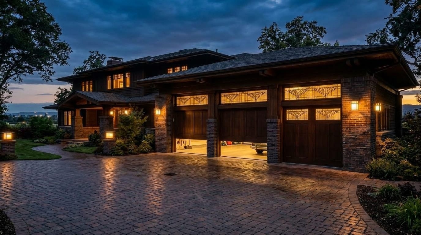 Siobhan Garage Door Repair Garage Door Gliding Open Revealing Warm Illuminated Interior